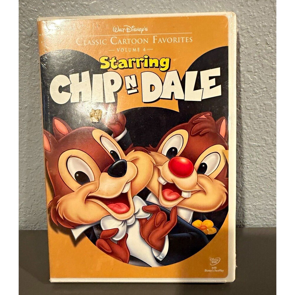 Disney Classic Cartoon Favorites Vol 4 Chip 'n' Dale VHS Full Screen CC 2005